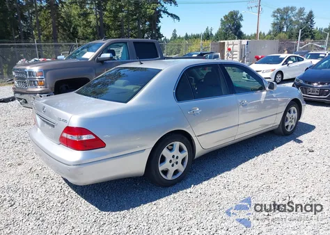 2004 Lexus Ls 430 from USA, damaged, VIN JTHBN36F140123852
